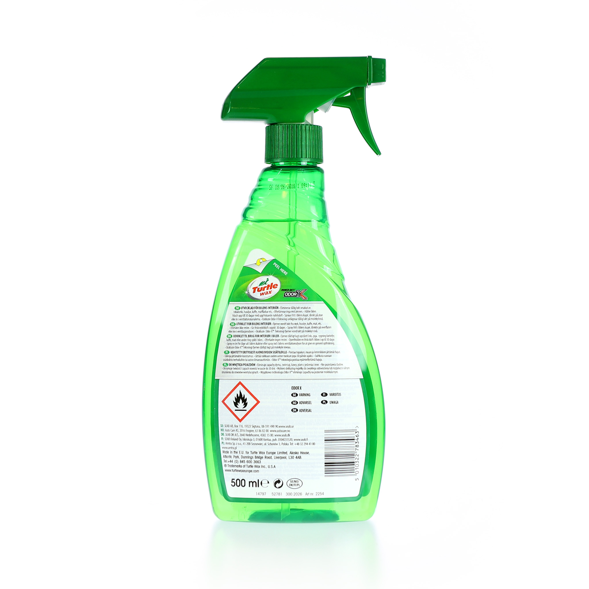 Luktborttagare Turtle Wax OdorX Odor Eliminator & Refresher, 500 ml